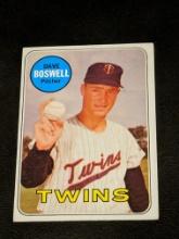 VINTAGE DAVE BOSWELL #459 MINNESOTA TWINS - 1969 TOPPS MLB BASEBALL