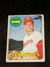 VINTAGE DENNIS HIGGINS #441 WASHINGTON SENATORS - 1969 TOPPS MLB BASEBALL