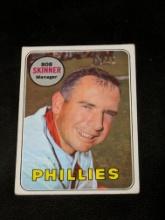 1969 Topps #369 Bob Skinner Vintage Philadelphia Phillies Baseball Card
