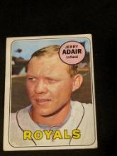 1969 Topps #159 Jerry Adair Kansas City Royals Vintage Baseball Card