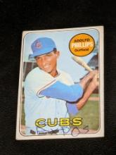 1969 TOPPS #372 ADOLFO PHILLIPS CHICAGO CUBS VINTAGE CARD