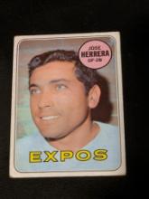 1969 Topps #378 Jose Herrera RC Vintage Montreal Expos Baseball Card