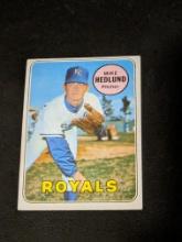 1969 Topps #591 Mike Hedlund Vintage Kansas City Royals Baseball Card