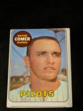1969 Topps #346 Wayne Comer RC Vintage Seattle Pilots Baseball Card