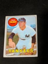1969 Topps #332 Fred Talbot Vintage New York Yankees Baseball Card