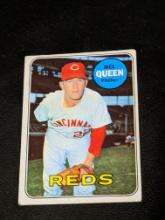 1969 Topps #81 Mel Queen Cincinnati Reds Vintage