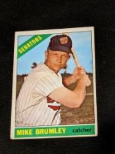 1966 Topps / #29 Mike Brumley / Washington Senators / Raw Vintage Card