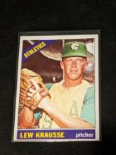 1966 Topps #256 Lew Krausse Kansas City Athletics Vintage Baseball Card