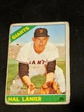 1966 Topps Hal Lanier # 271 San Francisco Giants Baseball Card