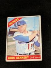 1966 Topps John Kennedy #407 Los Angeles Dodgers Vintage Baseball Card