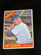 1966 Topps Baseball #57 Jim Lefebvre Los Angeles Dodgers Vintage