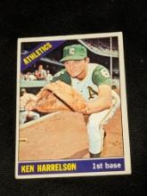 1966 Topps VINTAGE #55 Ken Harrelson- Kansas City Athletics