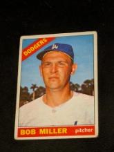 1966 Topps #208 Bob Miller Los Angeles Dodgers Vintage Baseball Card
