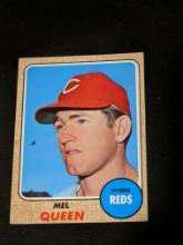 1968 Topps #283 Mel Queen Cincinnati Reds Vintage Baseball Card