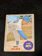 DICK SELMA 1968 VINTAGE Topps #556 Pitcher New York Mets