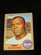 1968 Topps Vintage #304 Sandy Valdespino Atlanta Braves