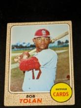 1968 Topps #84 Bob Tolan St. Louis Cardinals Baseball Card