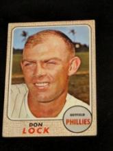 1968 Topps #59 Don Lock Philadelphia Phillies Vintage Baseball Card
