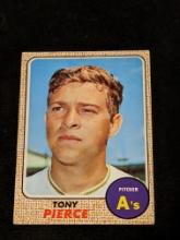 1968 Topps #38 Tony Pierce Oakland Athletics Vintage Baseball Card