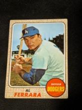 AL FERRARA 1968 TOPPS VINTAGE CARD #34 LOS ANGELES DODGERS