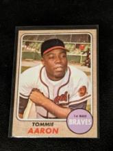 1968 Topps #394 Tommie Aaron Vintage Baseball Card Atlanta Braves