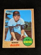 1968 Topps Baseball Card Bernie Allen Washington Senators #548