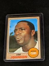 1968 Topps Lou Johnson Chicago Cubs #184