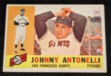 1960 Topps #80 Johnny Antonelli San Francisco Giants Vintage