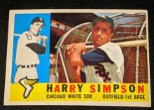 1960 Topps #180b Harry Simpson VAR Chicago White Sox