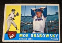 1960 Topps Baseball #349 Moe Drabowsky Chicago Cubs Vintage