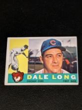 1960 Topps Dale Long Chicago Cubs #375b Vintage Baseball Card