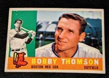 1960 Topps #153 Bobby Thomson Vintage Boston Red Sox Baseball Card