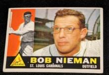 1960 Topps #149 Bob Nieman Vintage St. Louis Cardinals Baseball Card