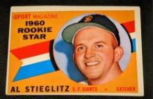 1960 Topps Al Stieglitz RC #144 Rookie San Francisco Giants MLB Baseball Card