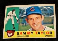 1960 Topps #162 Sammy Taylor Vintage Chicago Cubs Baseball Card