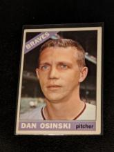 1966 Topps #168 Dan Osinski Atlanta Braves Vintage Baseball Card