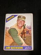 1966 Topps Set Break #201 Jim Dickson Kansas City Athletics Card VINTAGE