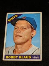 Bobby Klaus 1966 Topps New York Mets Vintage Baseball Card #108