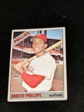 1966 Topps Vintage #32 Adolfo Phillips Philadelphia Phillies Baseball Card