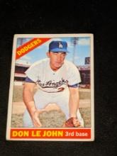 1966 Topps Don Le John Los Angeles Dodgers Vintage Baseball Card #41