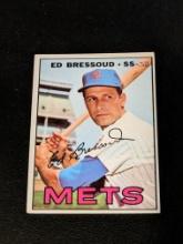 1967 Topps #121 Ed Bressoud New York Mets MLB Vintage Baseball Card
