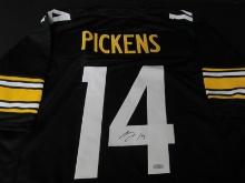 STEELERS GEORGE PICKENS SIGNED JERSEY HERITAGE