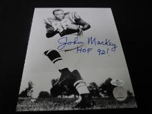 JOHN MACKEY SIGNED 8X10 PHOTO COLTS FSG COA