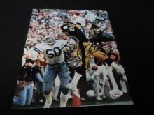 ROCKY BLEIER SIGNED 8X10 PHOTO JSA STEELERS