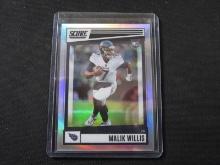 2022 SCORE MALIK WILLIS SILVER PRIZM RC