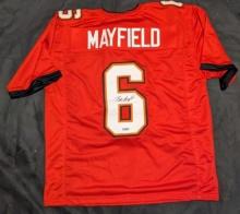 Baker Mayfield autogrpahed jersey with coa