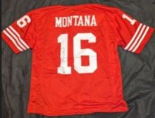 Joe Montana Autographed jersey with coa