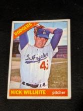 1966 TOPPS #171 NICK WILLHITE-LOS ANGELES DODGERS