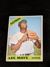 1966 Topps Lee Maye #162 VG/EX+ Vintage Baseball Card Houston Astros