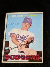 1967 Topps #76 Jim Barbieri RC Rookie LA Dodgers MLB Vintage Baseball Card